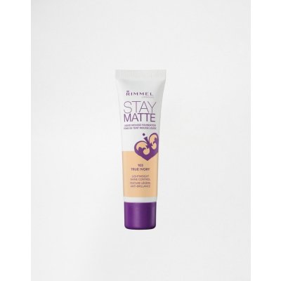 Rimmel London Stay Matte Liquid Mousse Foundation Pěnový make-up 100 Ivory 30 ml – Sleviste.cz