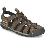 Keen Clearwater Cnx Leather M sandály KEN12010794 dark earth black – Hledejceny.cz