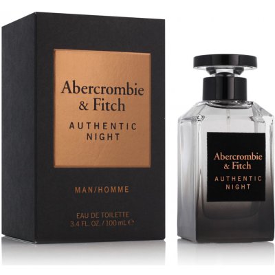 Abercrombie & Fitch Authentic Night toaletní voda pánská 100 ml – Zboží Mobilmania