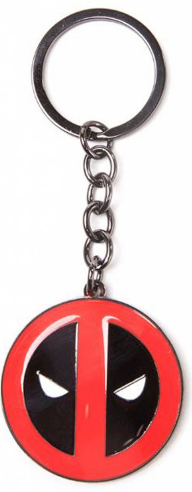 CurePink přívěsek na klíče Kovový Marvel Deadpool Logo KE261701DEA |  Srovnanicen.cz