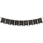 Banner Halloween ČERNÝ 20x175 cm – Zboží Dáma