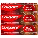 Colgate Max White Coffee Tea & Wine 3 × 75 ml – Hledejceny.cz
