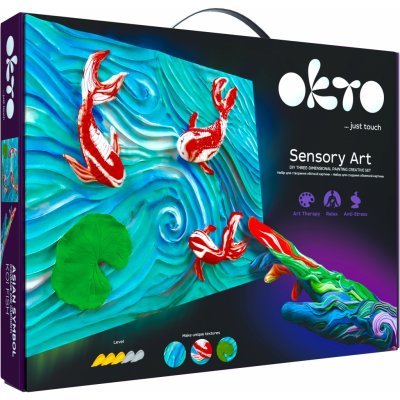OKTO SENSOTY ART výtvarná sada ”Kapři koi” 30x40 cm – Zboží Dáma