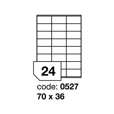 Rayfilm R0504.0527A samolepící 70x36mm lesklé bílé 100 listů – Zbozi.Blesk.cz