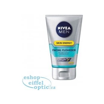 Nivea Mycí gel na obličej pro muže Skin Energy Q10 100 ml