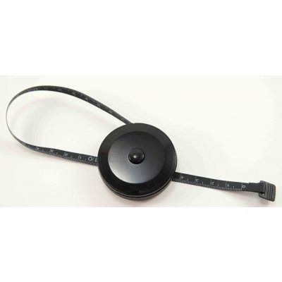 Krejčovský metr - svinovací - černý - délka 150 cm – Zboží Mobilmania