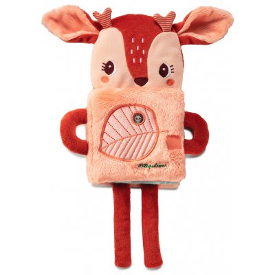 Lilliputiens textilní knížka se svítícím obrázkem - jelínek Stella – Zboží Dáma