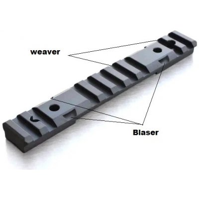 Weaver picantinny lišta Benelli Argo ocelová na montáž Blaser – Zboží Mobilmania
