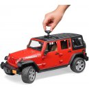 Bruder Auto model Jeep Wrangler plast 2525 červená 1:16