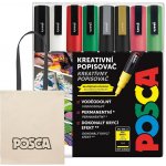 Uni Posca PC-3M sada 8ks vánoční tóny – Zboží Mobilmania