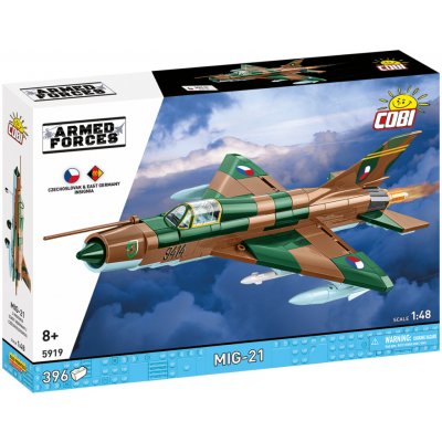 COBI 5919 Armed Forces Ruský stíhací letoun MiG-21 1:48 – Zboží Dáma