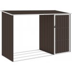 VidaXL Pozinkovaná ocel 245 x 98 x 159 cm hnědý – HobbyKompas.cz