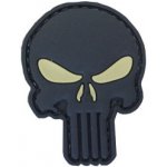 ARMED PATCHES PVC nášivka Punisher, černá – Zboží Dáma