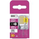 Emos lED žárovka Classic JC 4W G9 neutrální bílá, 2 ks