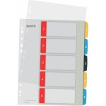 Celoplastové rejstříky Leitz Cosy A4 popisovatelné na počítači 1-5 – Zboží Živě