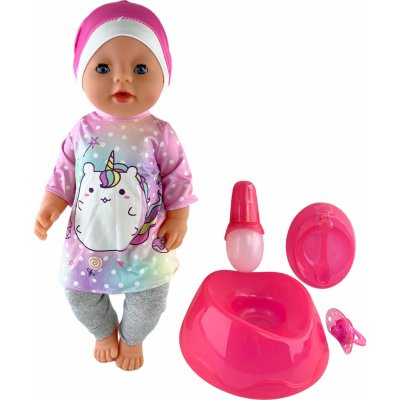 Wiky Miminko čurající s příslušenstvím 45 cm – Zboží Dáma