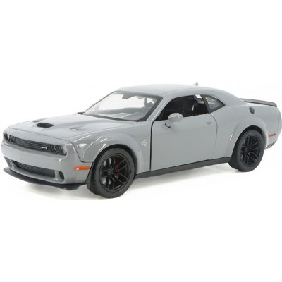 MOTORMAX Dodge Challenger SRT Hellcat Widebody 2018 šedá 1:24 – Sleviste.cz