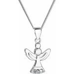 Pavona Stříbrný anděl se Swarovski krystaly bílý 32078.1 Krystal – Hledejceny.cz