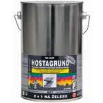 Barvy A Laky Hostivař Hostagrund 2v1 S2160 základní i vrchní barva na kov, 0910 hliníková, 4L – Zboží Mobilmania