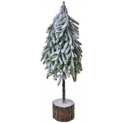 Clayre & Eef Vánoční dekorace zasněžený jehličnatý stromek 20*15*53 cm – Hledejceny.cz