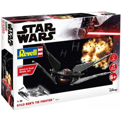 Revell Build & Play SW 06771 Kylo Rens TIE Fighter světelné a zvukové efekty 1:70 – Zbozi.Blesk.cz