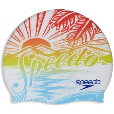 Speedo Slogan Print Cap Volcanic Orange Sunset – Zboží Mobilmania