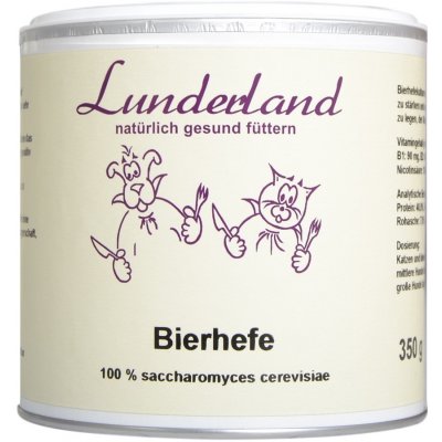 Lunderland Tierfutter Pivovarské kvasnice 350 g