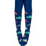 Wola Vzorované chlapecké punčocháče BAREVNÁ AUTA modré – Zboží Mobilmania