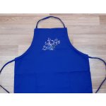 Povlečení Plus Vinařská zástěra pro muže s výšivkou modrá 72x100 Pohár – Zbozi.Blesk.cz