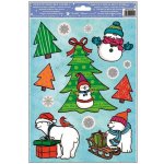 Anděl Okenní fólie Merry Christmas 30x20cm motiv 1 – Hledejceny.cz