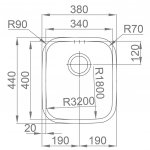 Sinks RDBRL3804407V BRASILIA 380 V 0,7mm trojmontáž leštěný – Zboží Dáma