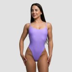 GymBeam jednodílné plavky Aruba lilac – Zboží Dáma