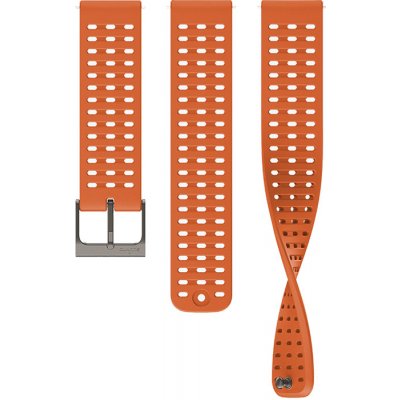 Suunto 22mm Athletic 2 Silicone Strap Canyon Orange S+M SS050881000