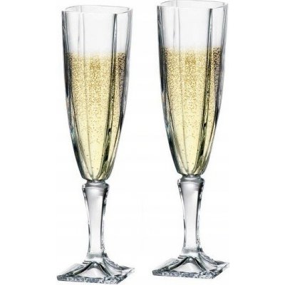 Bohemia Crystal sklenice na šampaňské Arezzo 140 ml 6 x – Zboží Mobilmania
