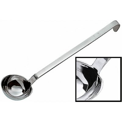 CONTACTO Naběračka nerezová monoblok 0,55 l, 370 mm | CONTACTO, 80/140 – Zboží Mobilmania