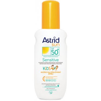 Astrid Sun Wet Skin dětský transparentní spray na opalování SPF50 150 ml