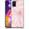 Pouzdro a kryt na mobilní telefon Samsung Pouzdro ACOVER Samsung Galaxy M31s s motivem Floral I