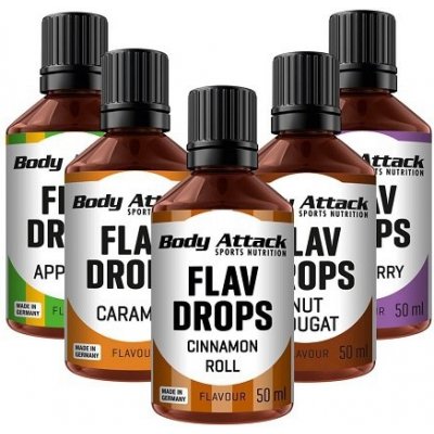 Body Attack Flav Drops Cookies Cream 50 ml – Sleviste.cz