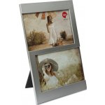 BALVI Fotorámeček Dijon 23359, plast, 10x15cm (2x), stříbrný – Hledejceny.cz