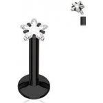 Šperky4U piercing do brady černý LB01084K-1206 – Zboží Dáma