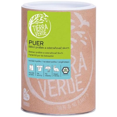 Tierra Verde Puer odstraňovač skvrn a bělící prášek dóza 1 kg