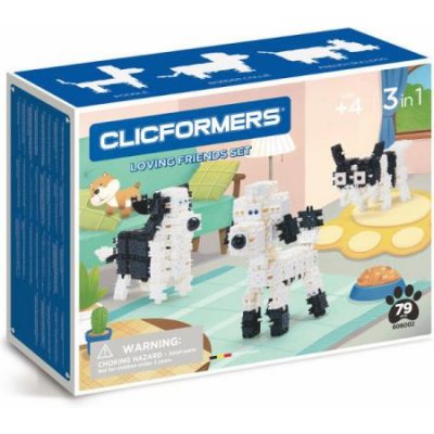 CLICFORMERS Black and white friends 74 ks – Zbozi.Blesk.cz