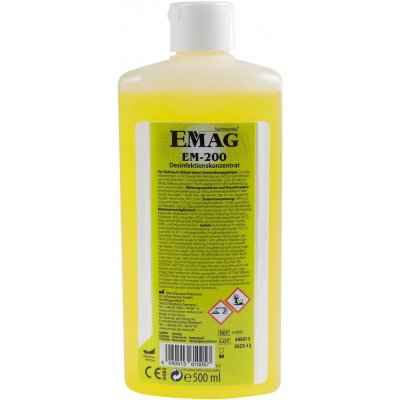 EMAG EM 200 - dezinfekční koncentrát do ultrazvukových čističek 500ml – Sleviste.cz