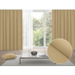 Biante Zatemňovací závěs Blackout BKU-107 Pískově béžový - šířka 140 cm 140x220 cm – Hledejceny.cz