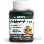 MedPharma Jablečný ocet + vláknina + vitamin C + chrom 107 tablet – Hledejceny.cz