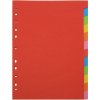 Záložka HIT Rozdružovač barevný karton A4, 1-12