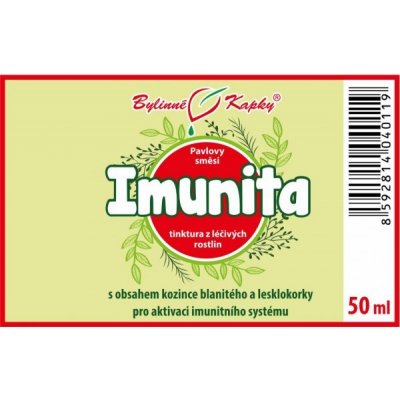 Bylinné kapky Imunita kapky tinktura 50 ml – Hledejceny.cz
