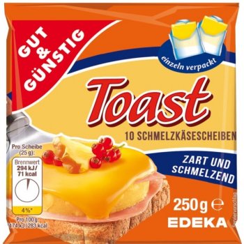 G&G Sýr tavený Toast 250g