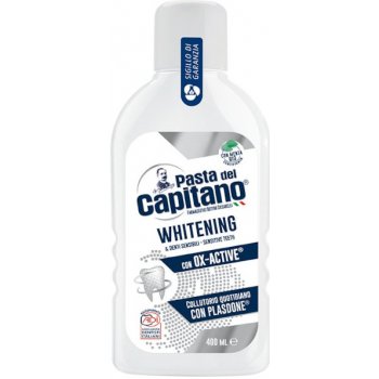 Pasta del Capitano Whitening OX-ACTIVE bělící ústní voda 400 ml