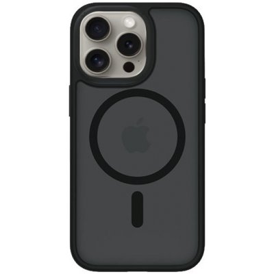 MOMAX transparentní s MagSafe iPhone 15 Pro Max - černé